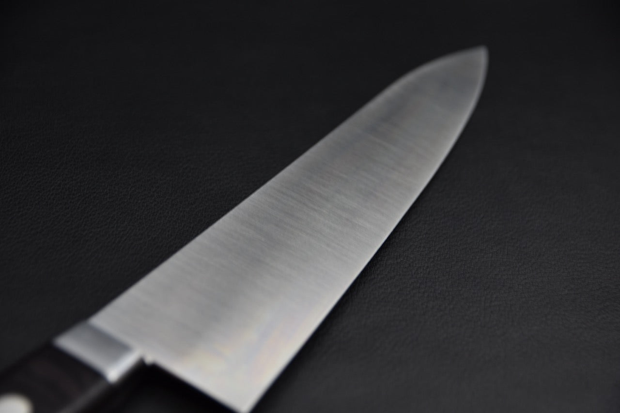 Hitohira gyuto 240 mm — profil de lame couteau japonais