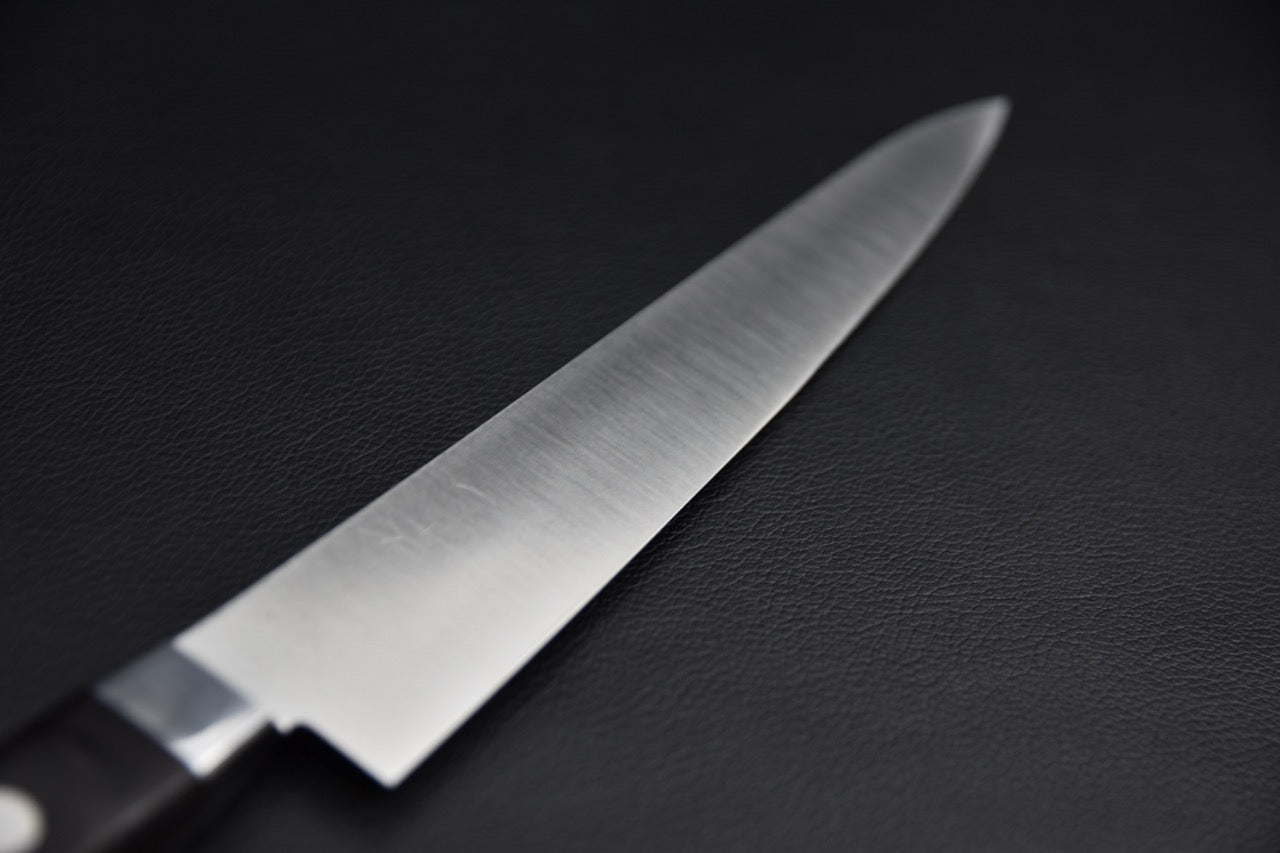 Hitohira petty 210 mm — profil de la lame, couteau japonais