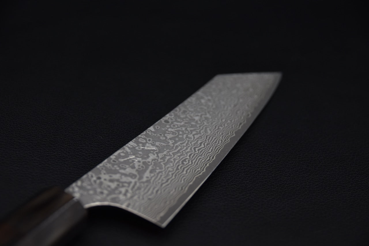 Couteau japonais bunka 170 mm — profil de lame et pointe k-tip