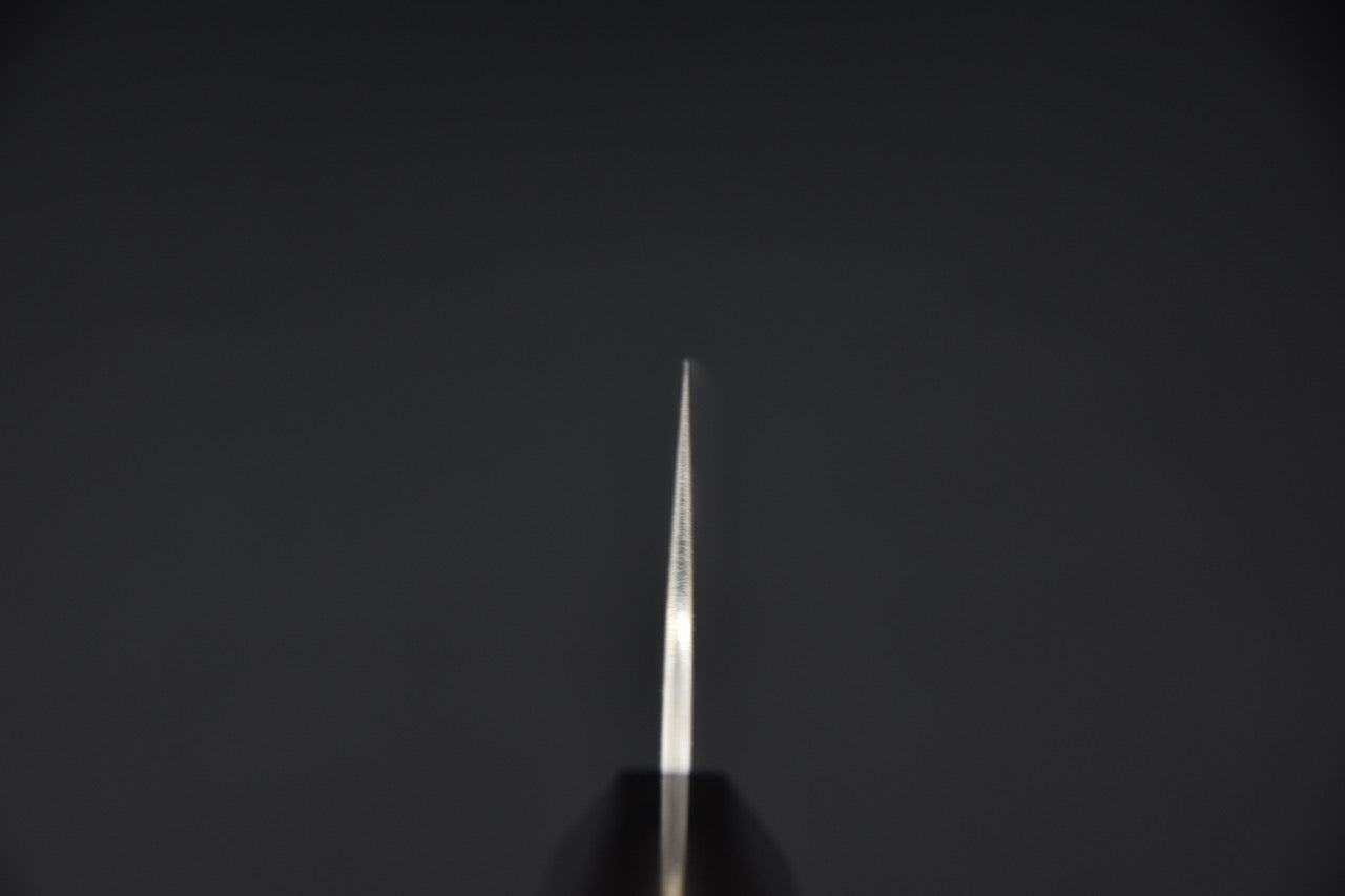 Hitohira santoku ébène SPG Strix — vue d'ensemble, couteau japonais, format 170 mm