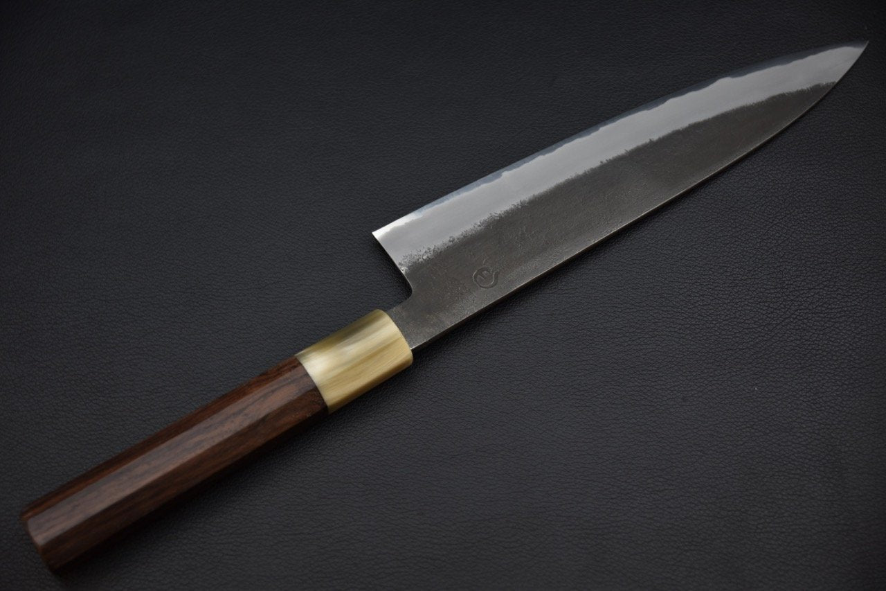 hitohira-hinode-nashiji-shirogami-2-stainless-clad-gyuto-210mm-taihei_4.jpeg,Hitohira Hinode Nashiji Shirogami #2 Stainless Clad Gyuto 210mm Taihei - vue 4

