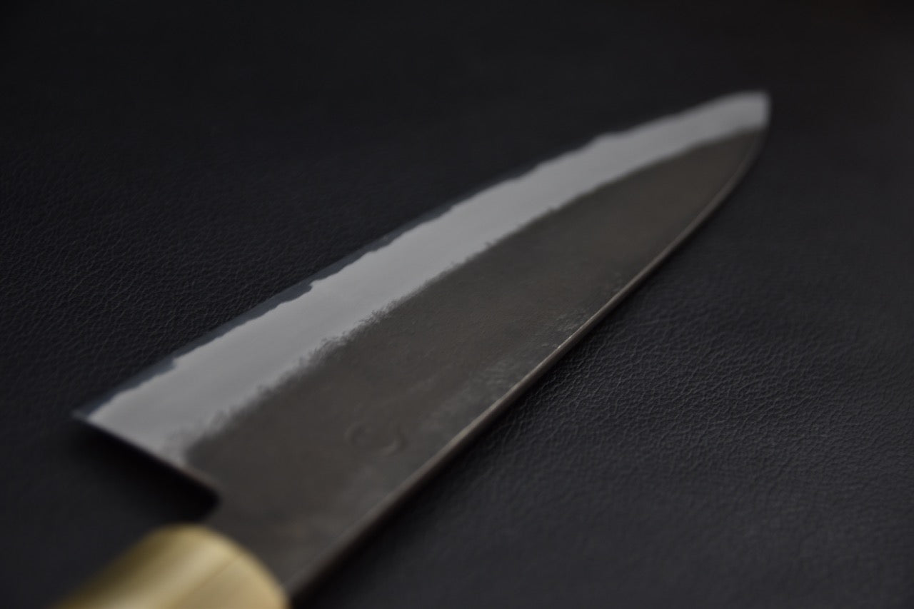 hitohira-hinode-nashiji-shirogami-2-stainless-clad-gyuto-210mm-taihei_5.jpeg,Hitohira Hinode Nashiji Shirogami #2 Stainless Clad Gyuto 210mm Taihei - vue 5
