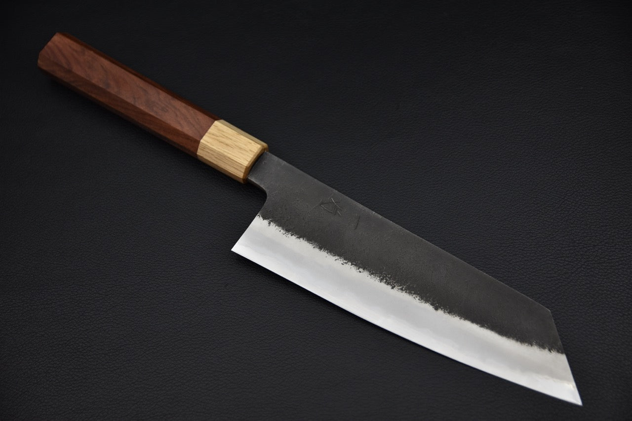 Hitohira bunka 180 mm en Shirogami #2 — vue complète, couteau japonais sur fond neutre