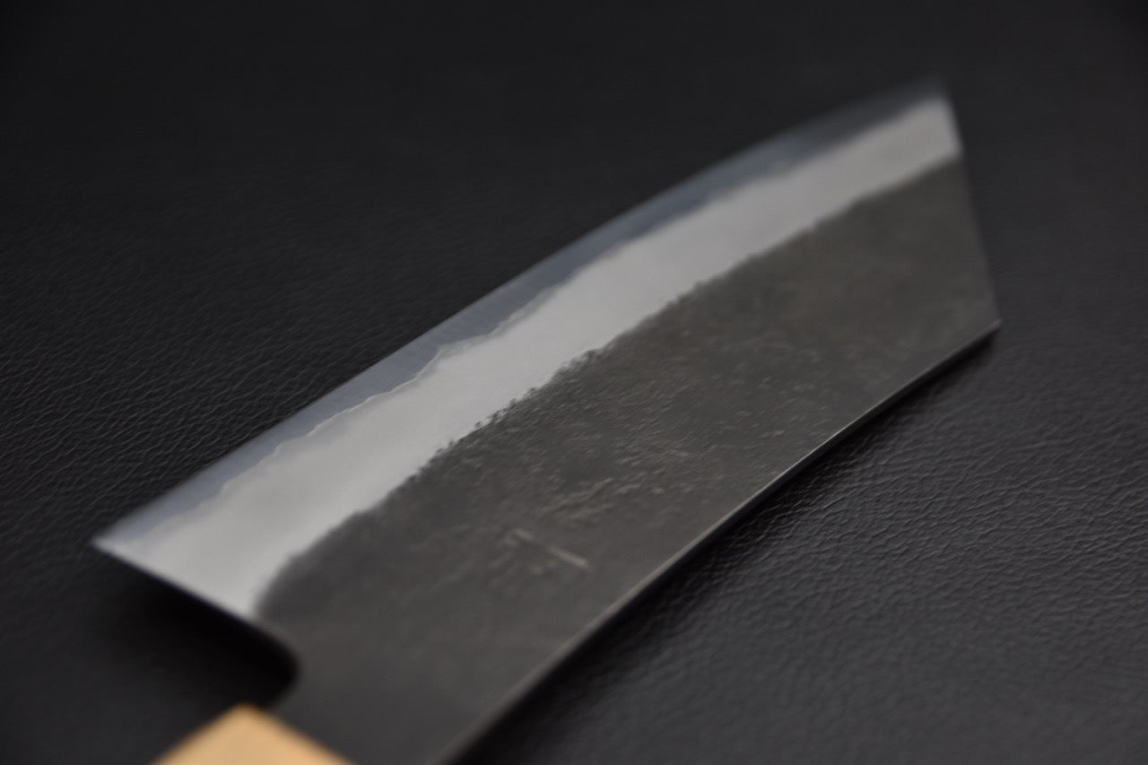 Couteau japonais — jonction manche et lame, manche tagayasan
