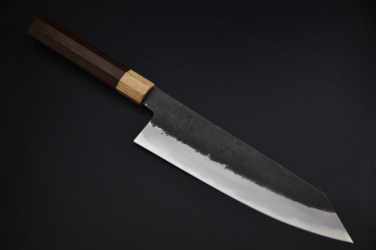 Hitohira kiritsuke 210 mm couteau japonais — vue complète, côté droit