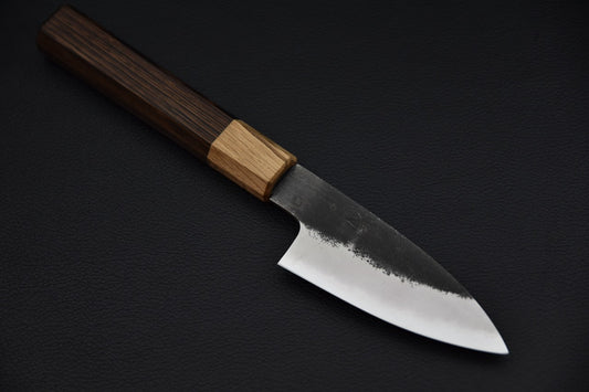 Couteau japonais petty 90 mm Shirogami #2 — vue complète, profil droit