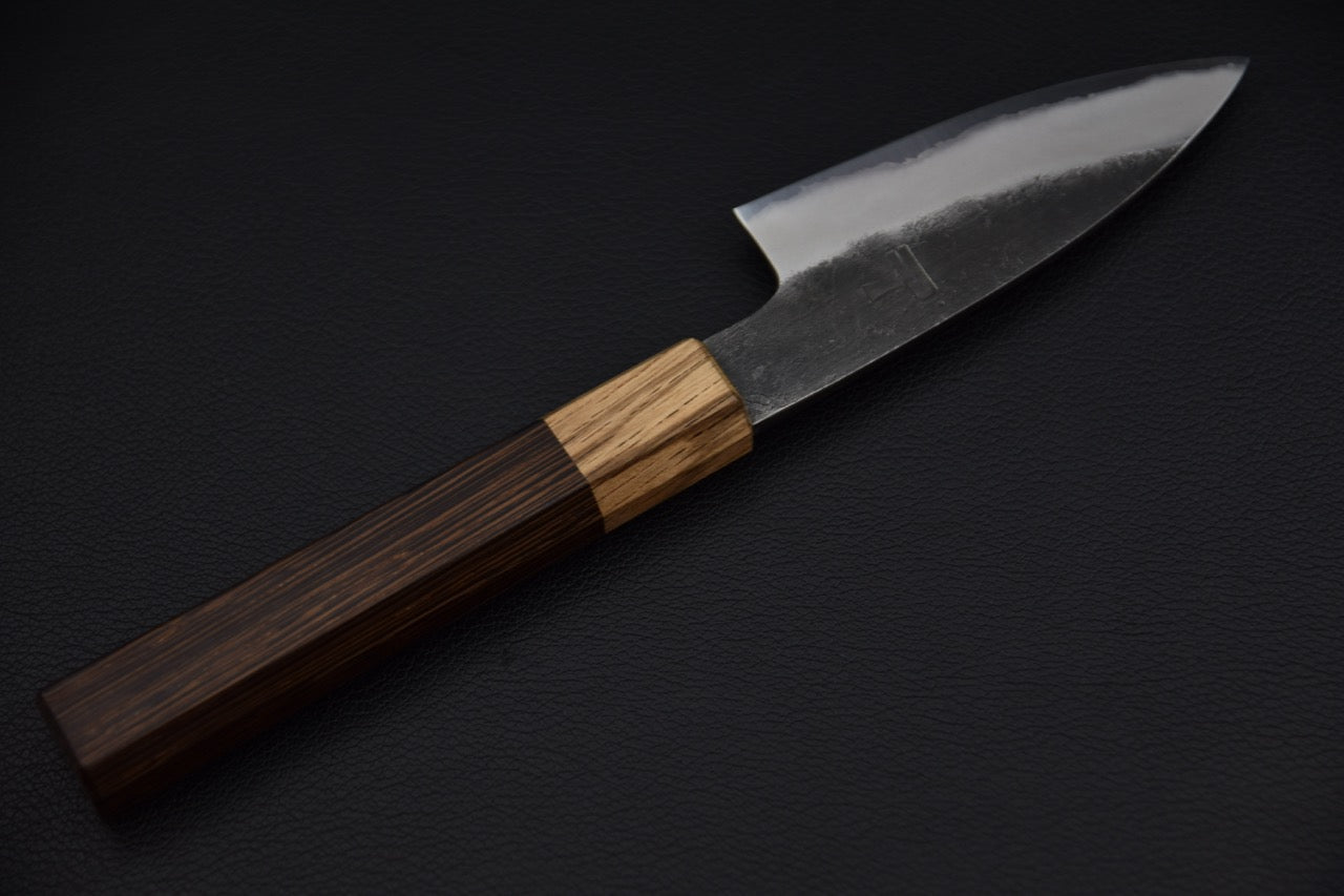 Couteau japonais petty — manche wa en tagayasan, vue latérale