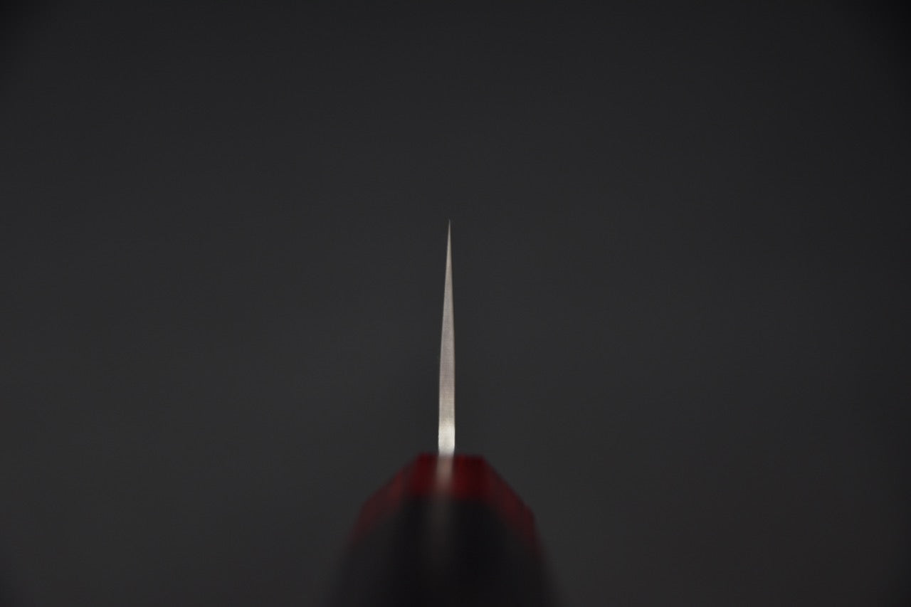 Hitohira gyuto japonais 210 mm — vue d'ensemble, angle trois quarts