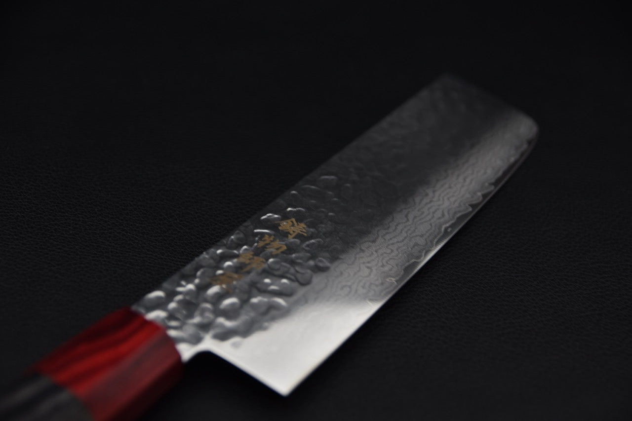 Hitohira nakiri VG10 — profil de lame rectangulaire, couteau japonais à légumes