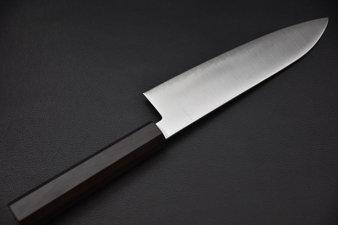 Santoku japonais V-Toku2 — détail de la finition de lame
