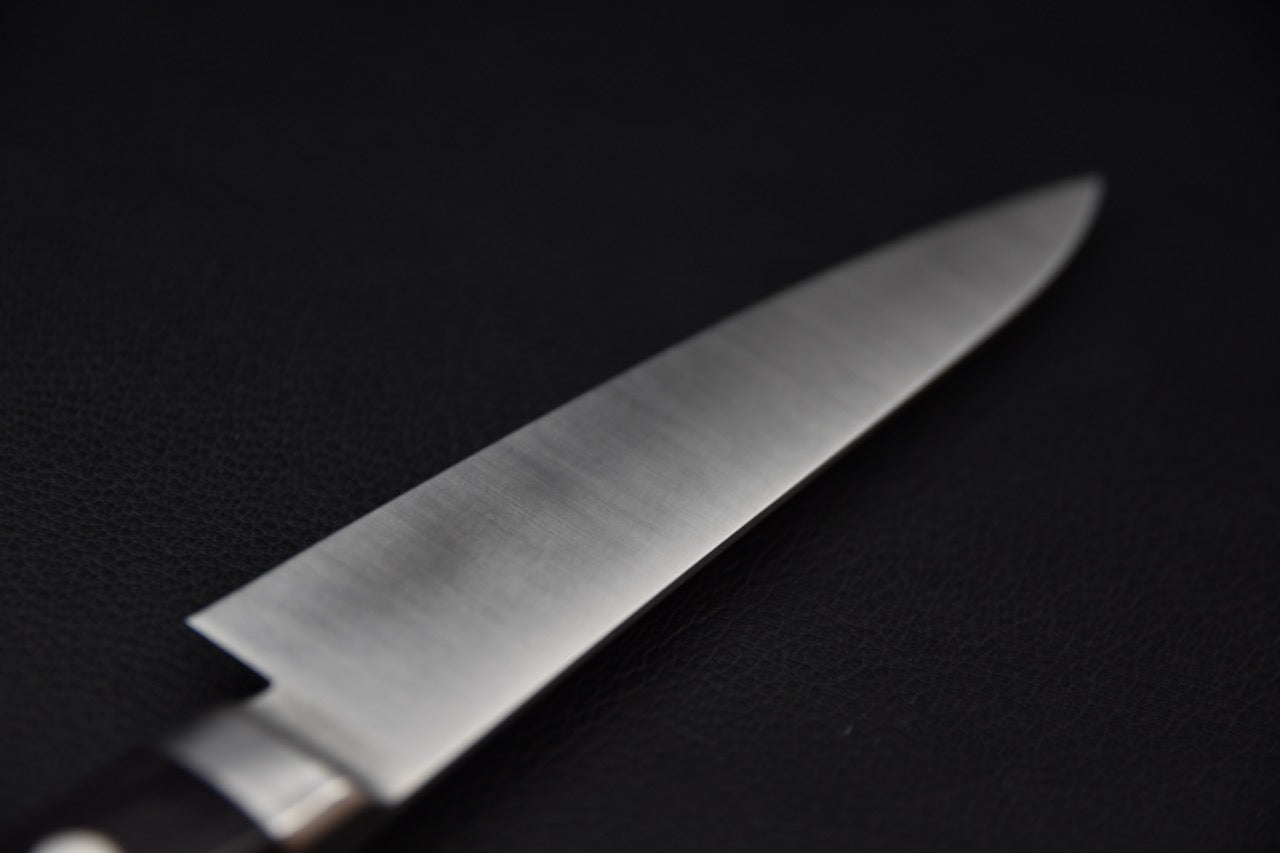 Couteau japonais avec lame en acier poli