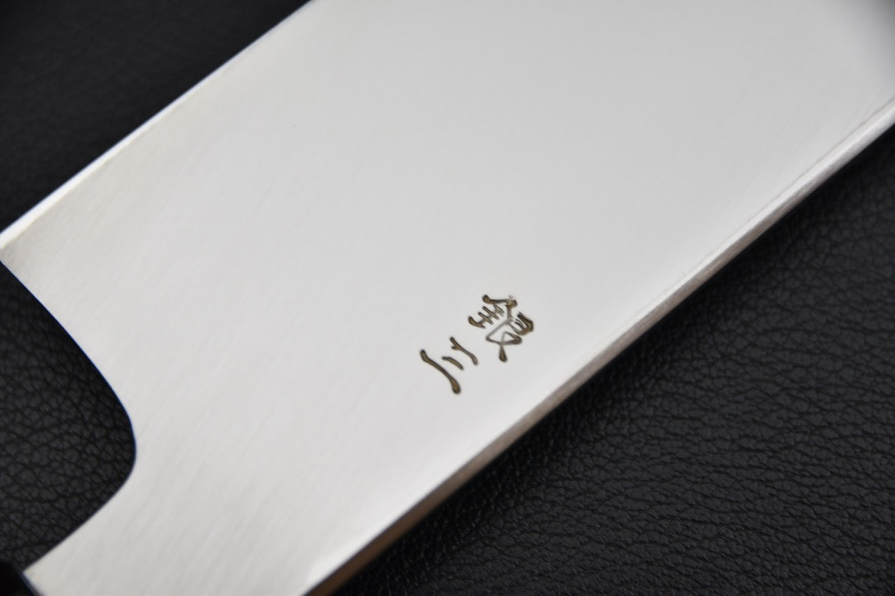 Manche wa en magnolia (hōnoki), couteau japonais usuba Nakagawa