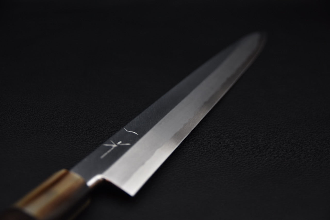Yanagiba 270 mm — profil de lame, couteau japonais kataba