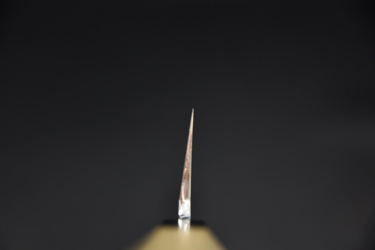 Couteau japonais kamagata usuba Aogami #1 — vue d'ensemble sur fond neutre