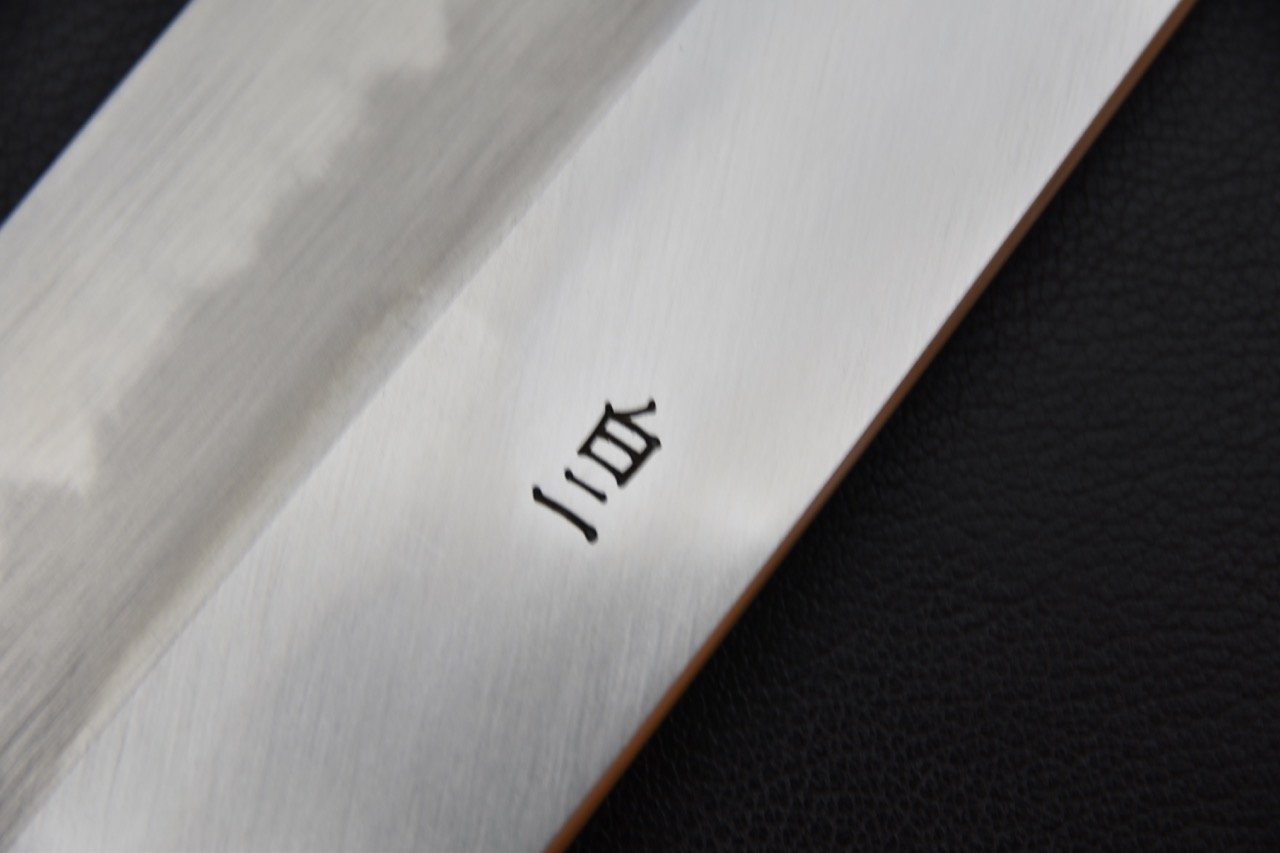 Hitohira Tanaka Ren Shirogami #2 Nakiri 180mm Ébène