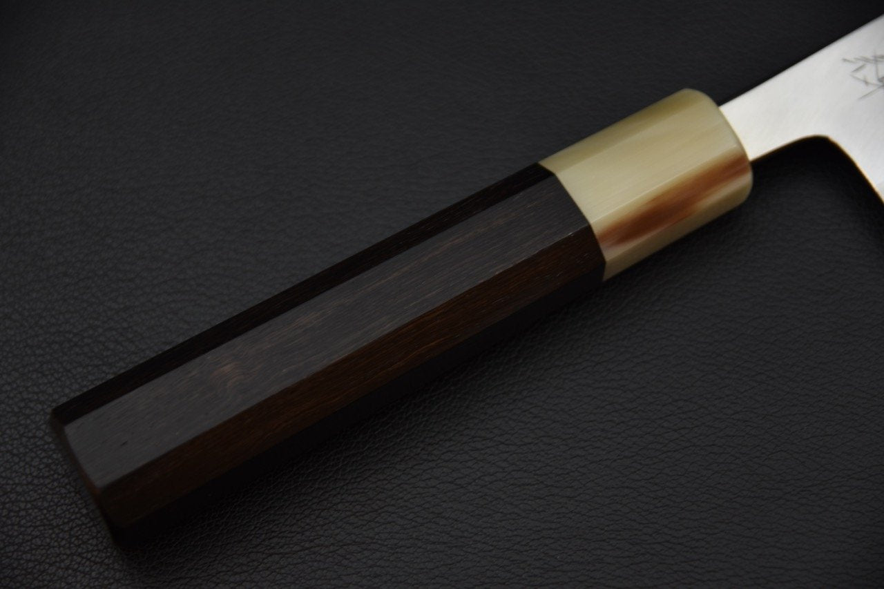 Hitohira Tanaka Ren Shirogami #2 Nakiri 180mm Ébène