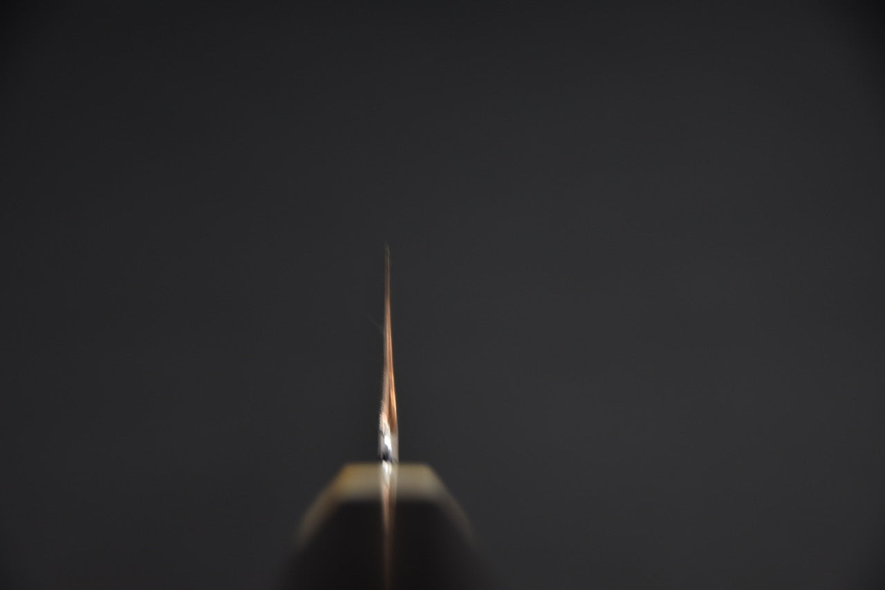 hitohira-tanaka-ren-white-2-santoku-180mm-ébène_9.jpeg,Hitohira Tanaka Ren White #2 Santoku 180mm Ébène - vue 9
