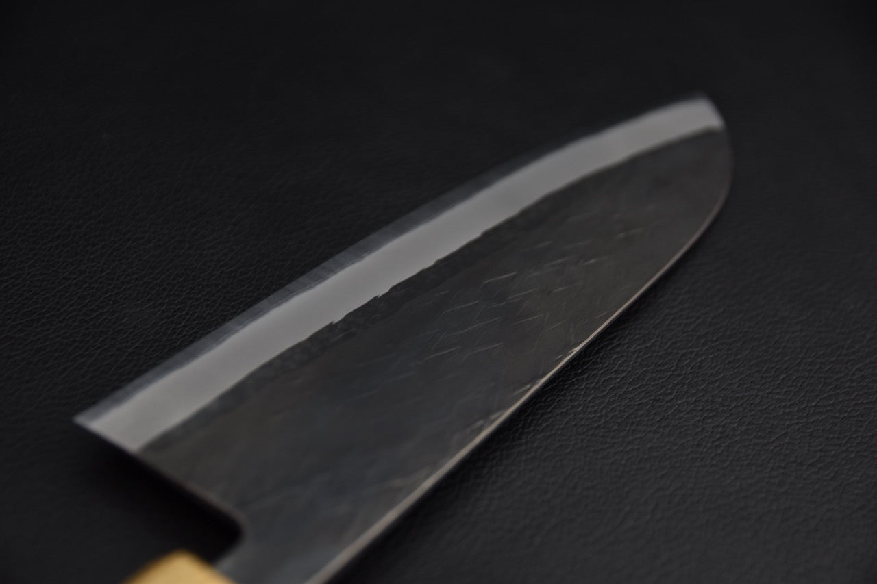 Hitohira TD santoku 165 mm couteau japonais — manche wa en tagayasan