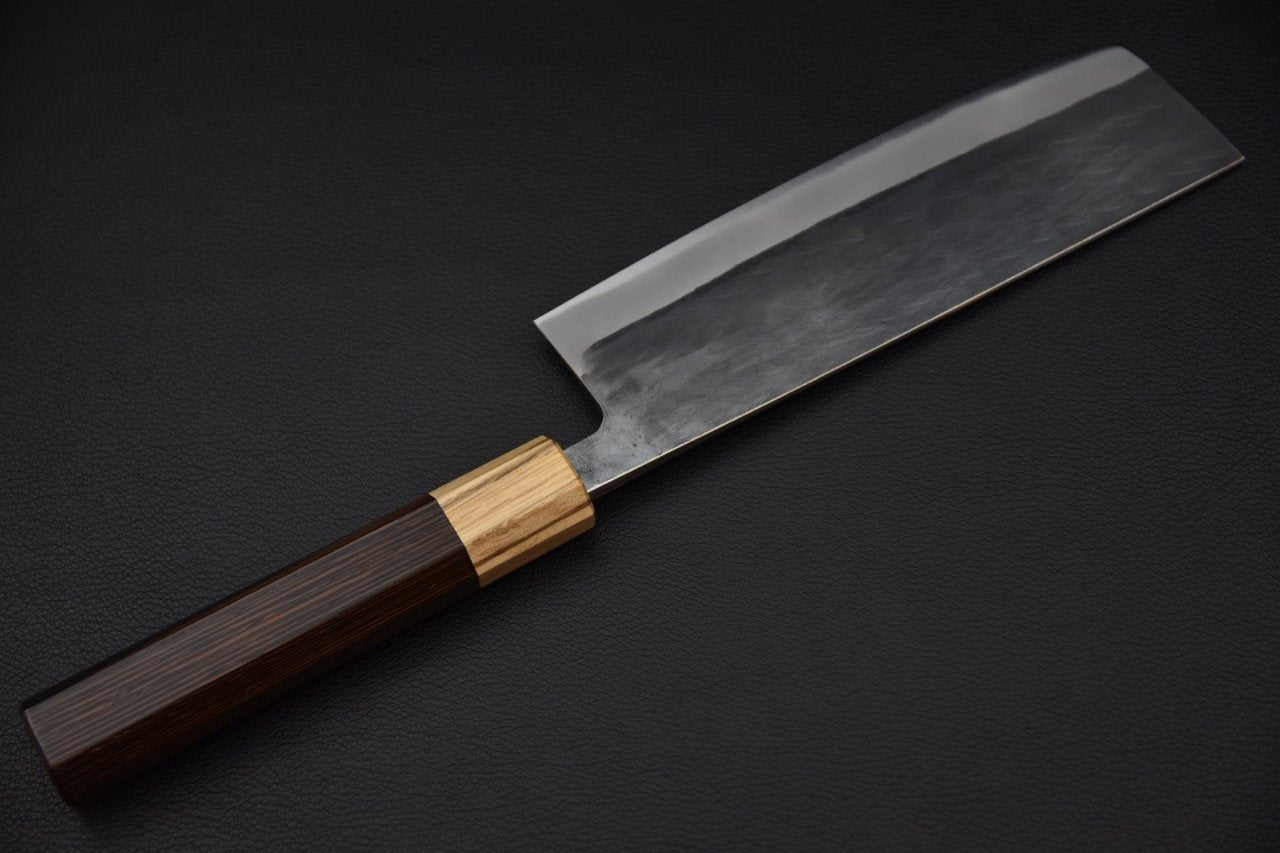 Hitohira TD Aogami #2 Kurouchi Nakiri 165mm Tagayasan