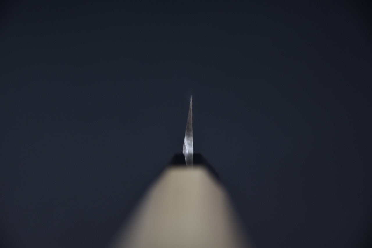 Couteau Yanagiba Hitohira Togashi avec lame en acier Aogami 2 et manche en bois de Ho