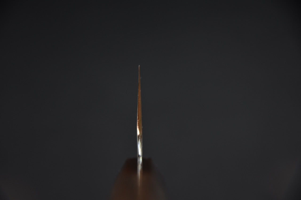 Couteau japonais gyuto 240 mm, profil de la lame en Shirogami #1