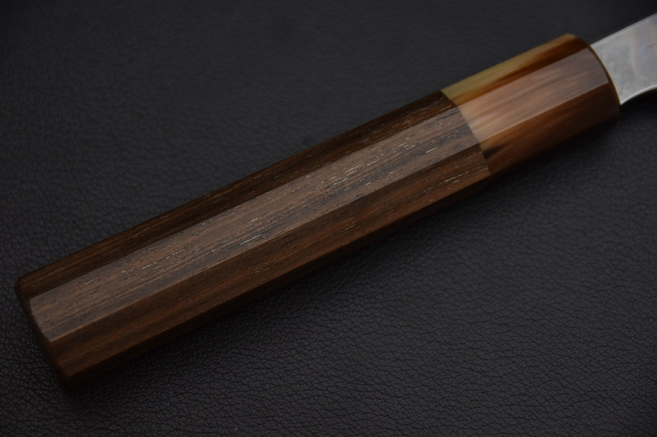 Couteau japonais gyuto 240 mm, autre face de la lame