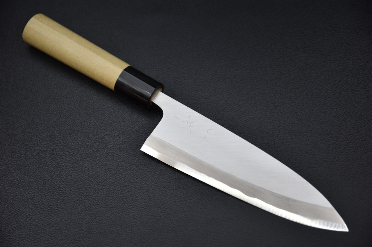 Hitohira Togashi Shirogami #2 Deba 165mm Ho (D)