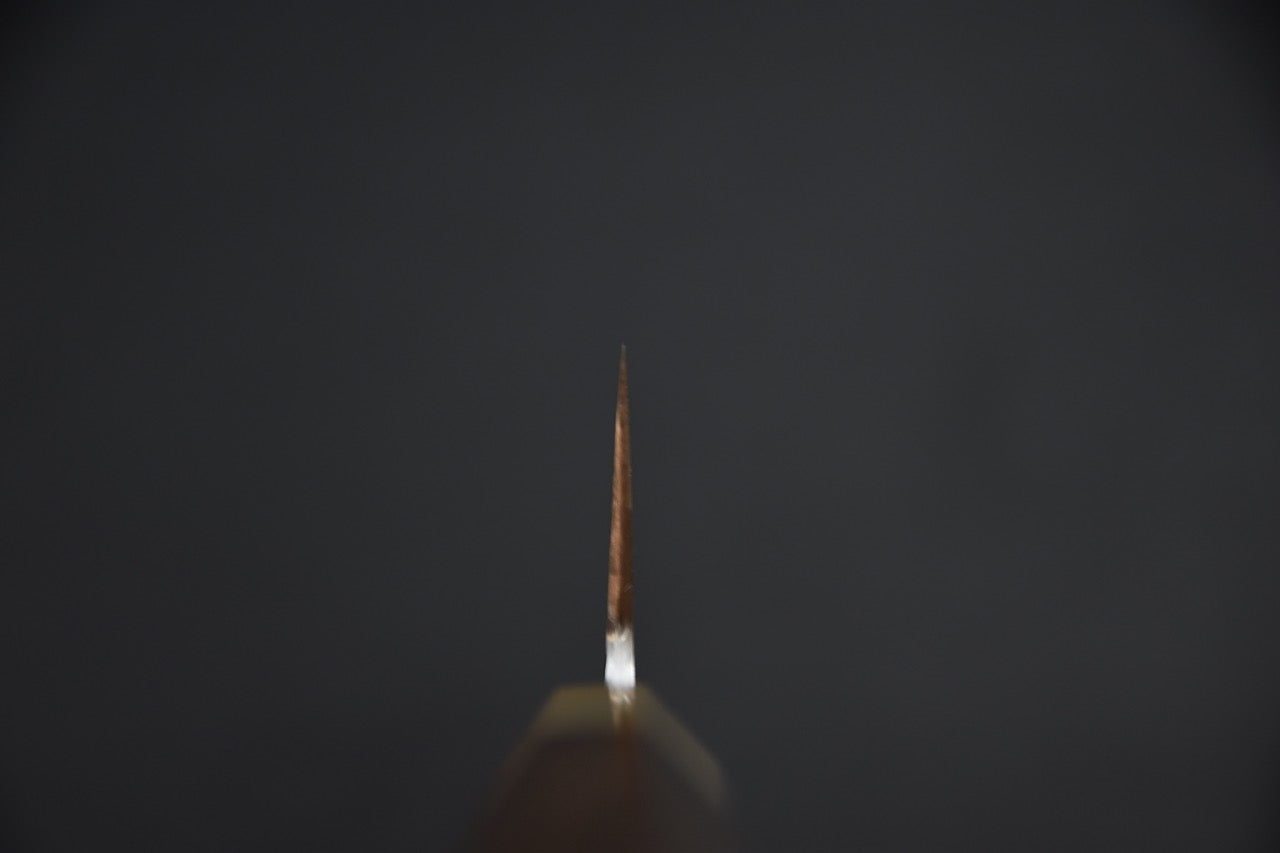 Jiro Nakagawa petty 150 mm — vue d'ensemble avec étui, couteau japonais de Nagano