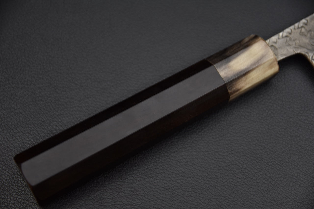 Manche de kiritsuke couteau japonais 240 mm — vue latérale