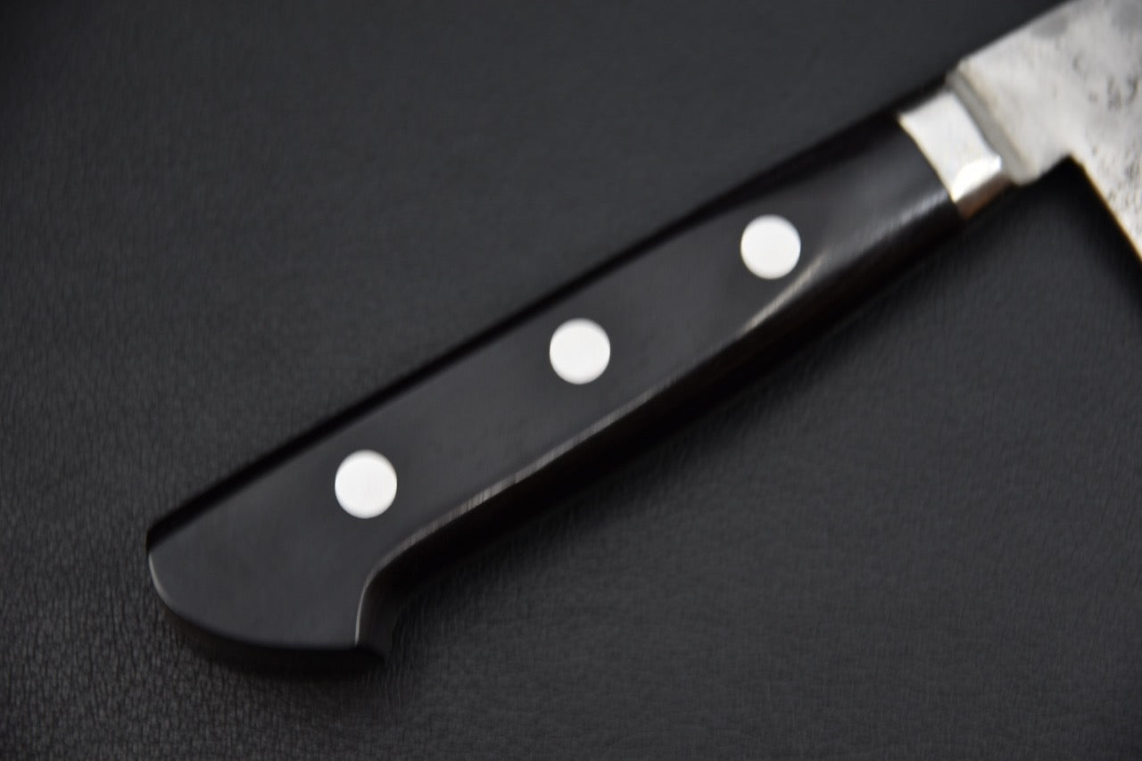 Gyuto 240 mm — manche Pakka, vue latérale, couteau japonais