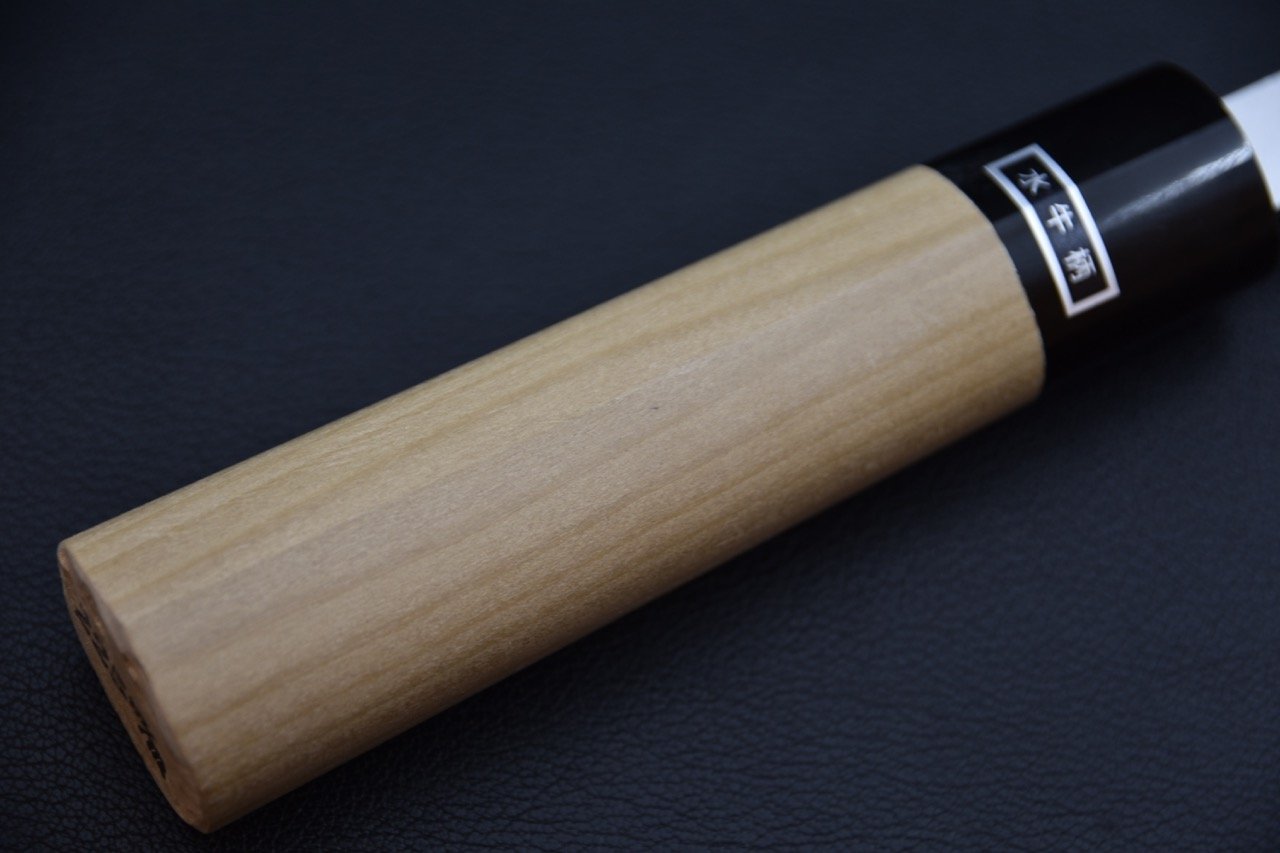 morihei-munetsugu-shirogami-2-ai-deba-225mm-ho_6.jpeg,Morihei Munetsugu Shirogami #2 Ai Deba 225mm Ho - vue 6
