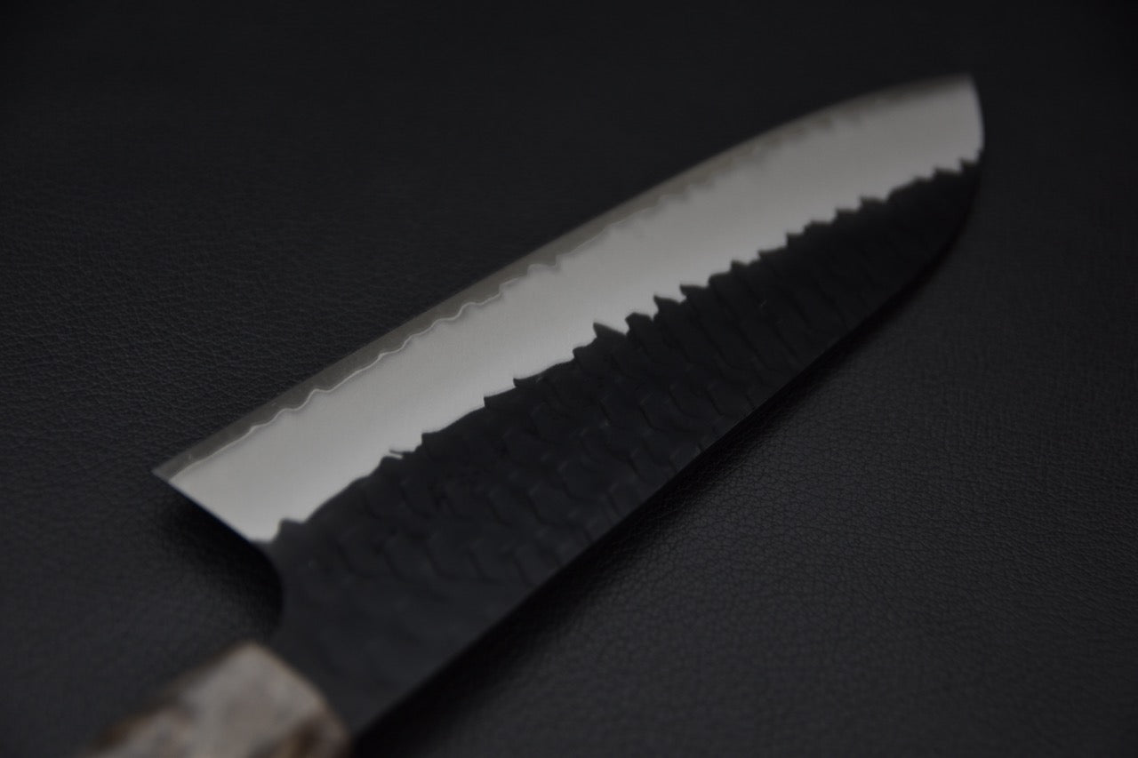 Nigara Hamono SG2 Santoku Tsuchime Kurouchi Bouleau