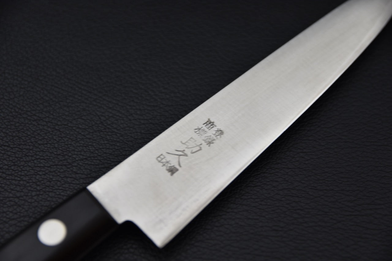 Petty 120 mm couteau japonais — détail de la lame vers la pointe