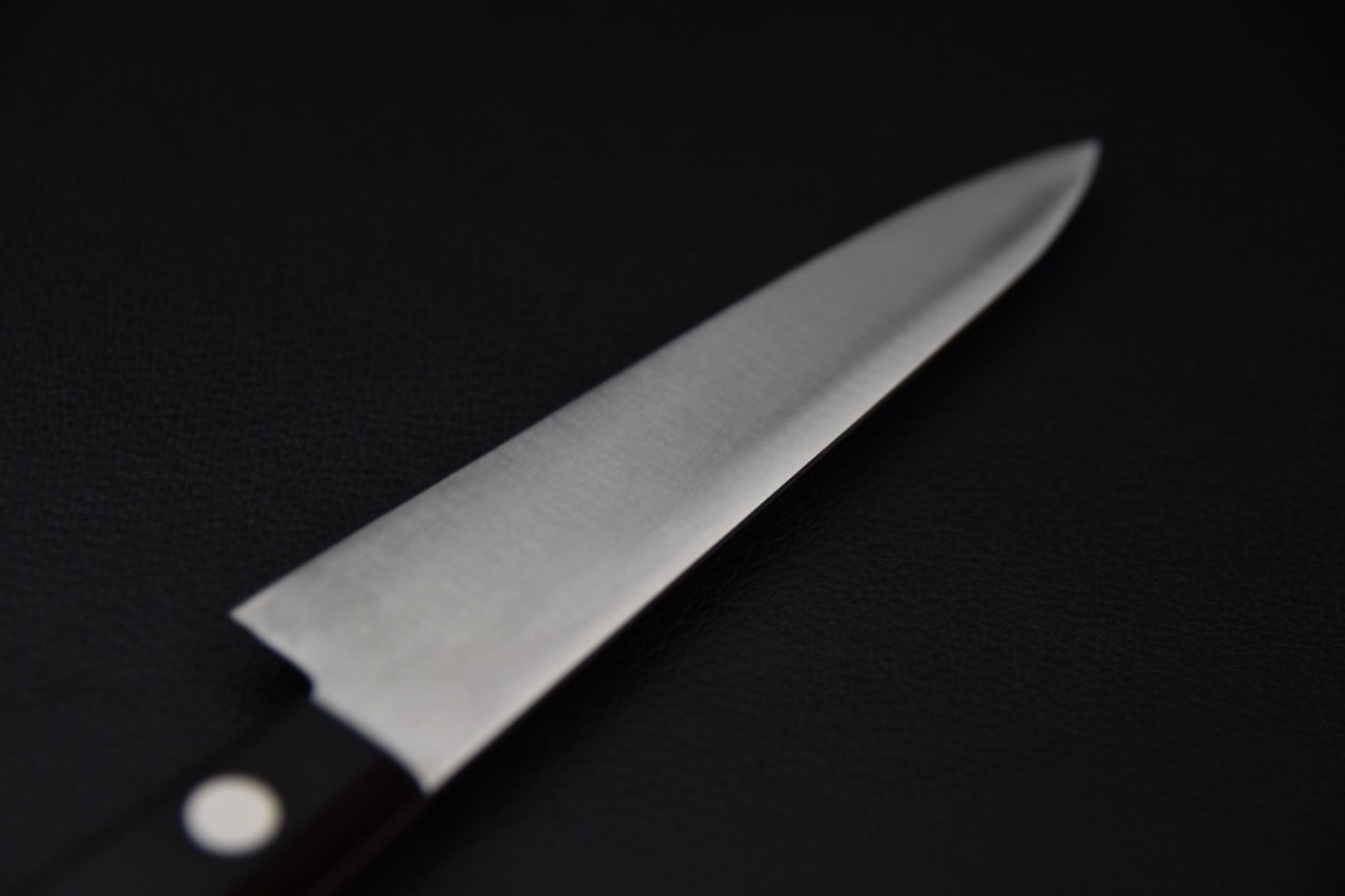 Petty 120 mm couteau japonais — détail du manche en Pakka