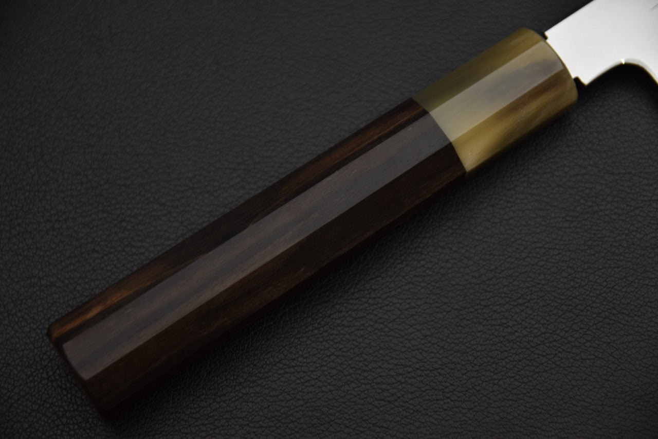 Tetsujin gyuto 240 mm — manche wa octogonal en Taihei avec bague, couteau japonais