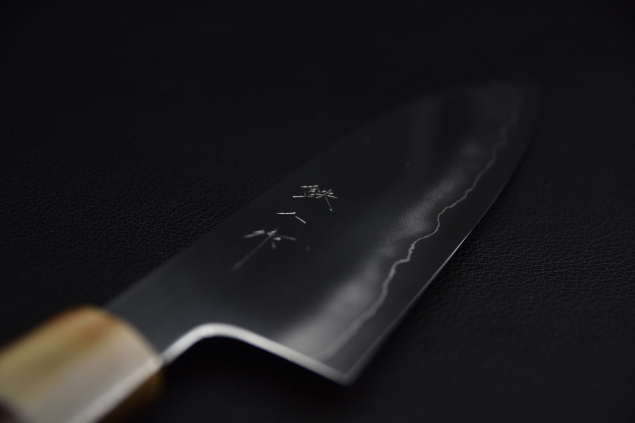 tetsujin-ginsan-ukiba-santoku-180mm-ébène_2.jpeg,Tetsujin Ginsan Ukiba Santoku 180mm Ébène - vue 2
