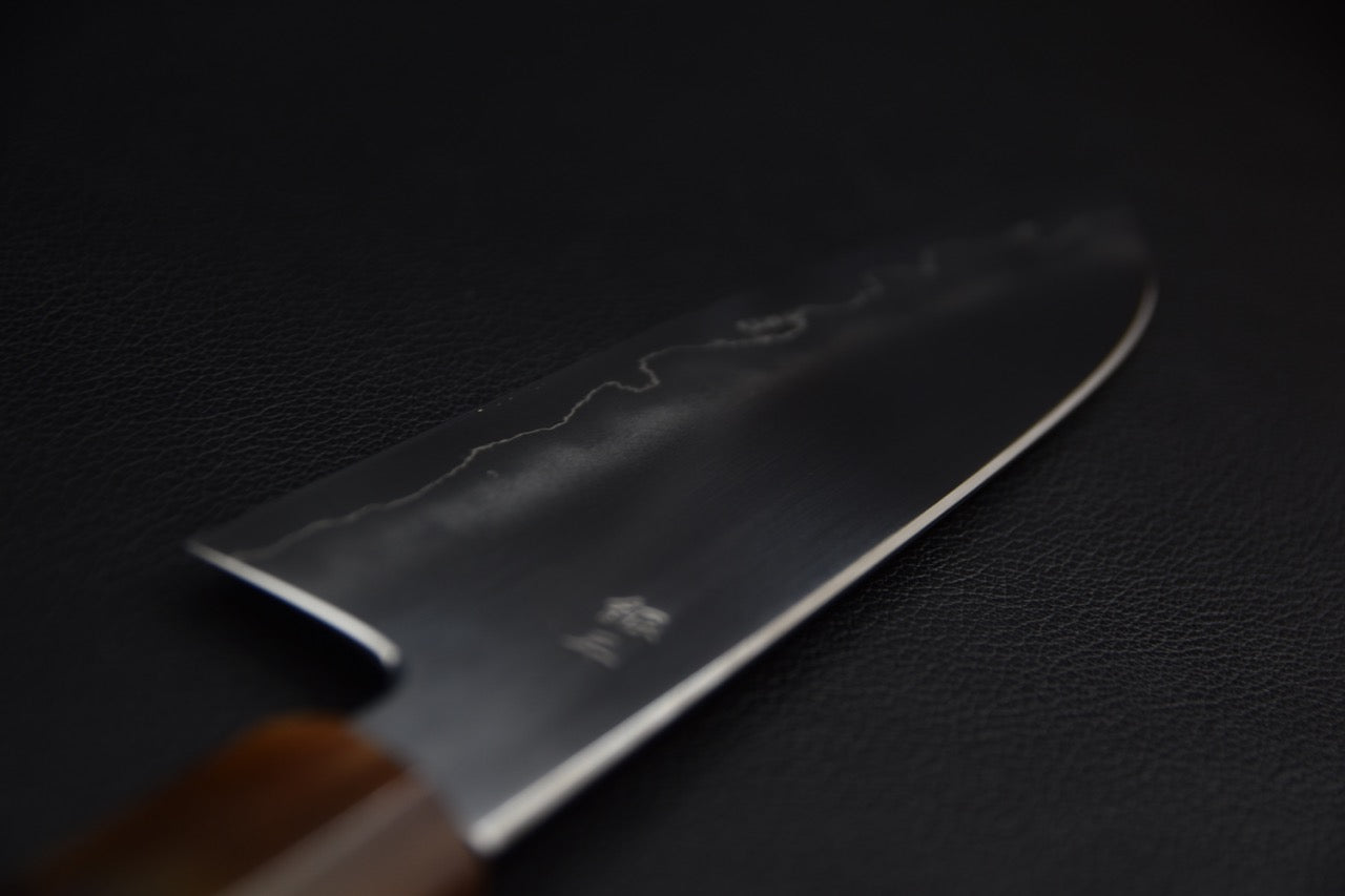 tetsujin-ginsan-ukiba-santoku-180mm-ébène_5.jpeg,Tetsujin Ginsan Ukiba Santoku 180mm Ébène - vue 5
