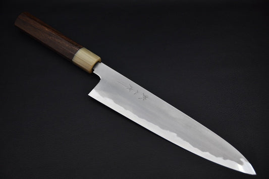 tetsujin-kasumi-aogami-2-gyuto-knife- 240mm-taihei_3.jpeg,Tetsujin Kasumi Aogami #2 Gyuto 240mm Taihei - vue 3
