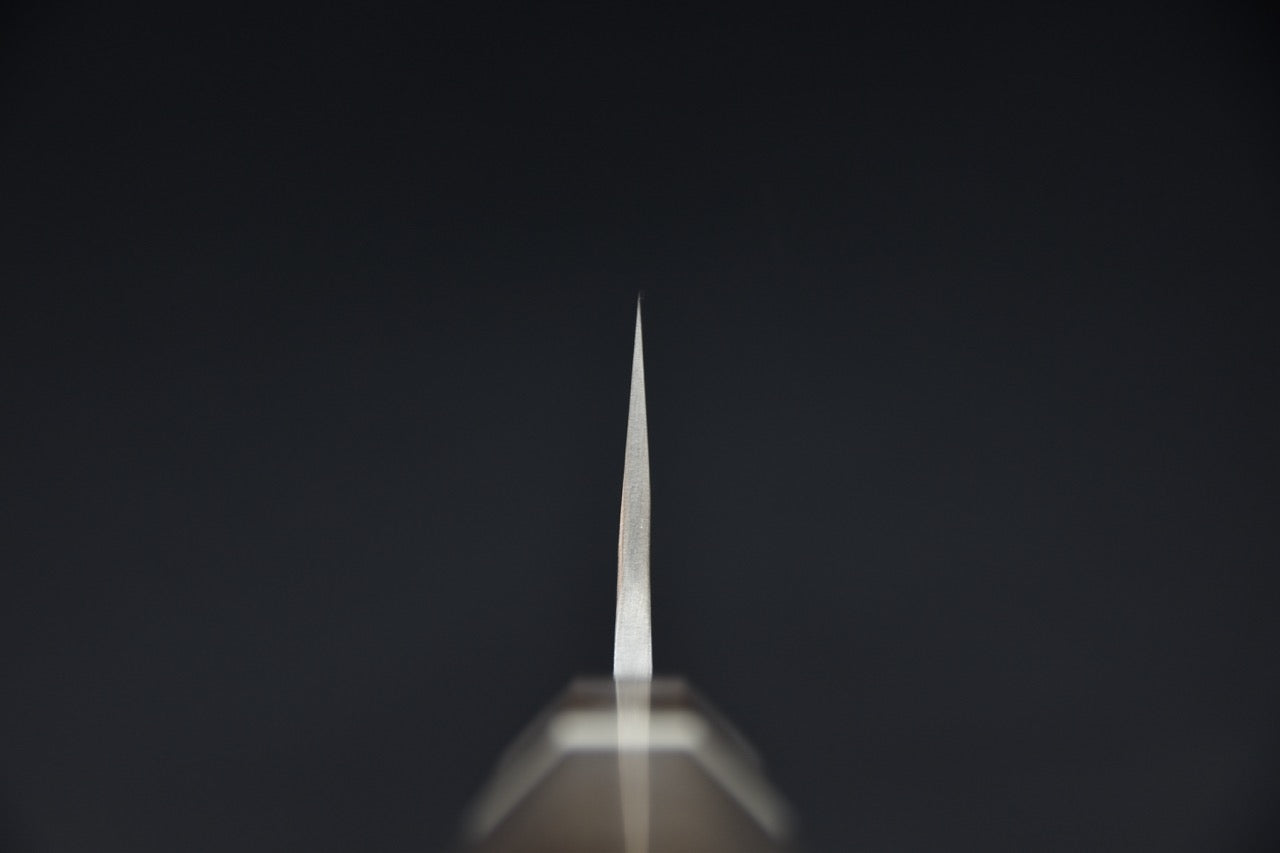 Yoshikane gyuto 240 mm — couteau japonais, vue d'ensemble manche et lame