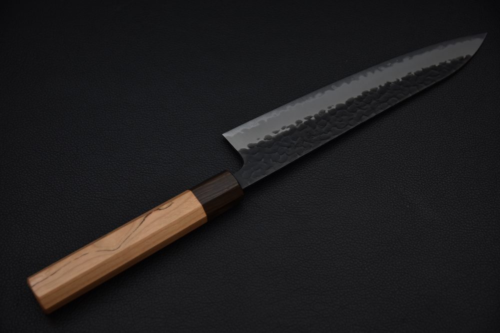 Hitohira Futana SB Kuro Tsuchime Gyuto 210mm Cerisier