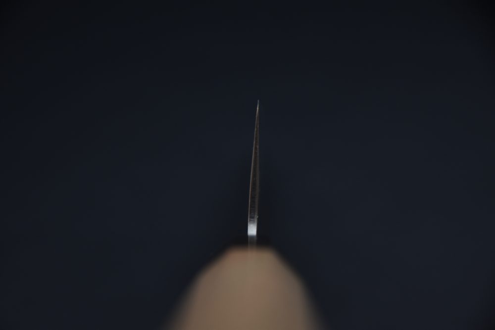 Hitohira Futana SB Migaki Tsuchime Kiritsuke Gyuto 210mm Cerisier