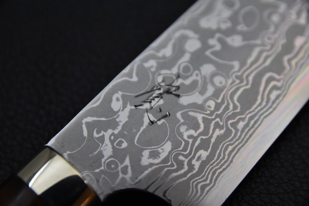 Yoshihiro Yauji Aogami #2 Damascus Sakimaru 330mm Ironwood