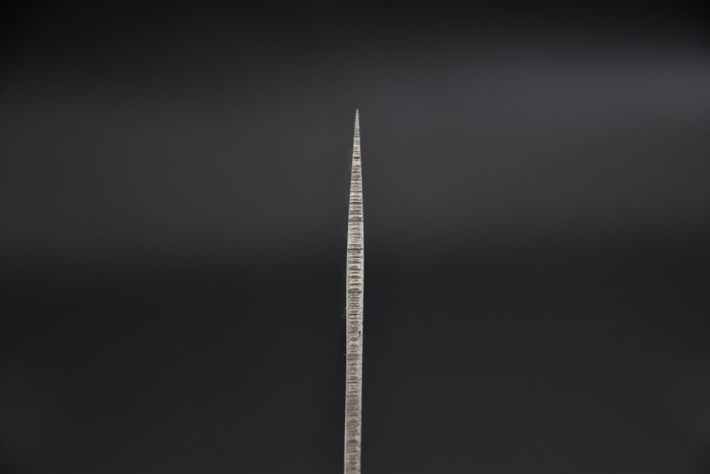 Hitohira Togashi Shirogami #2 Chinese Cleaver 220mm Gumi (#7)