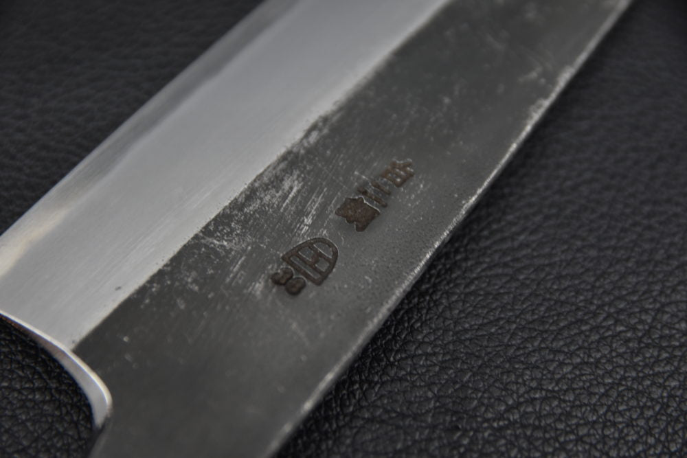 Hitohira Togashi Shirogami #2 Kurouchi Gyuto 210mm Tagayasan