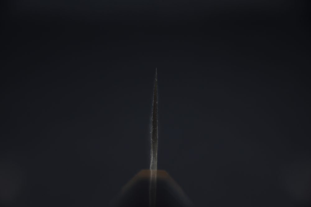 Kisuke Manaka 間中貴輔 Kokuenn Damsacus Aogami #1 Gyuto 275mm Kurouchi Tsuchime Ébène