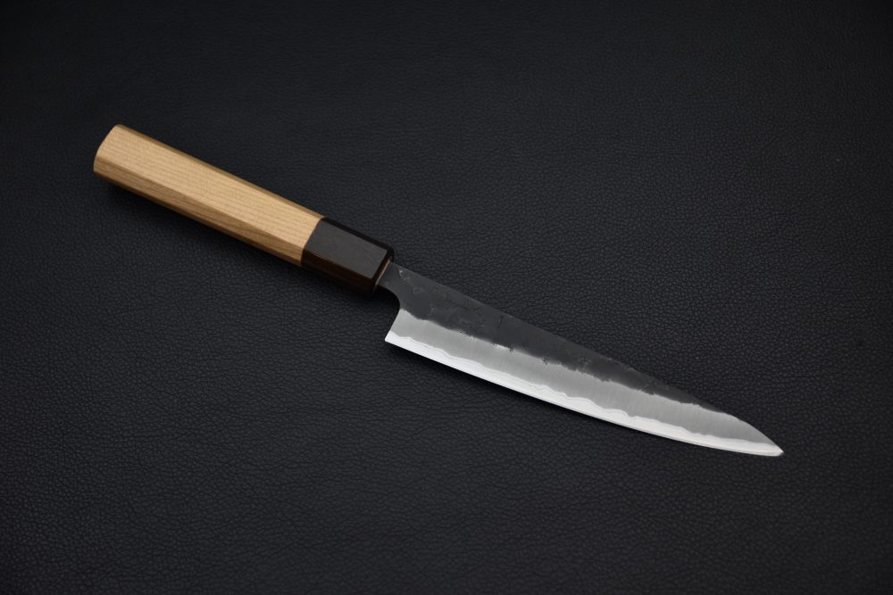 Hitohira Futana SB Kuro Nashiji Petty 150mm Cerisier