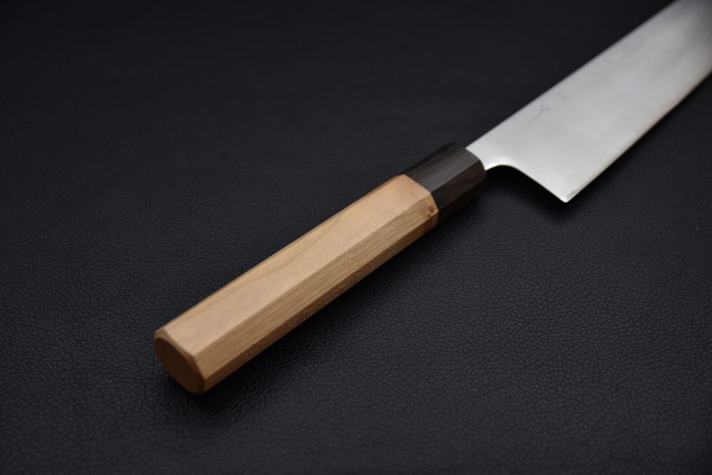 Hitohira Futana SB Migaki Kiritsuke Gyuto 210mm Cerisier