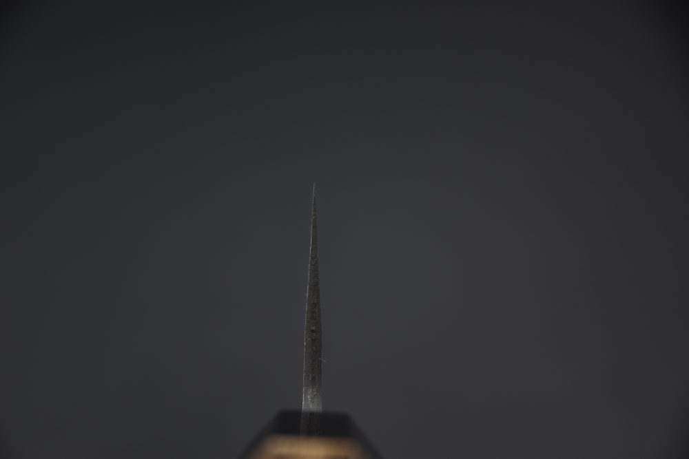 Yoshikane Hamono SLD Damascus Gyuto 210mm Burnt Chestnut