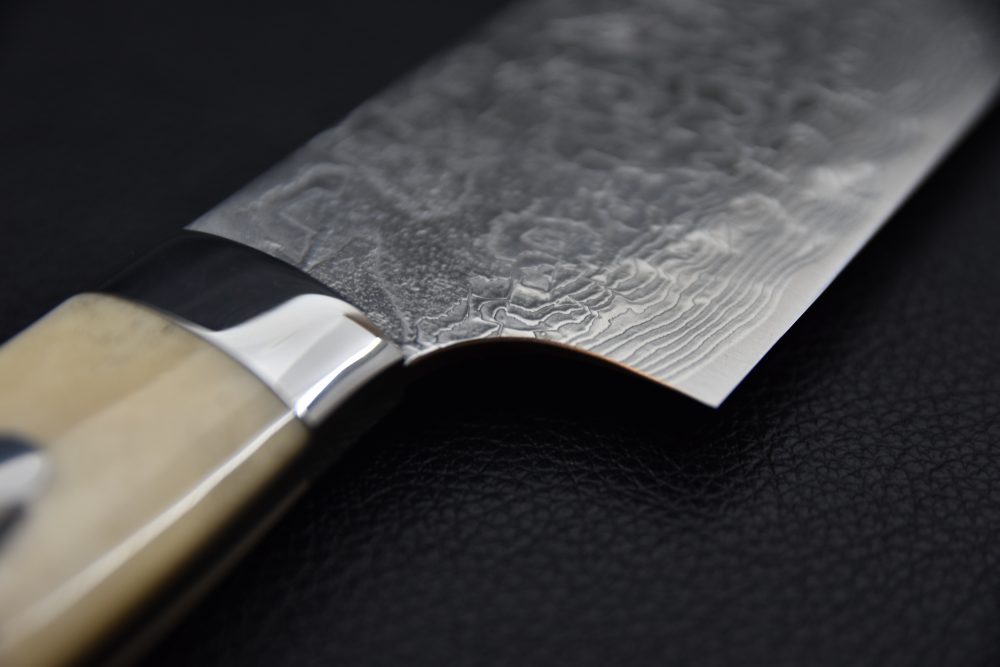 Takeshi Saji R2 Damascus Gyuto 210mm Corne De Cerf