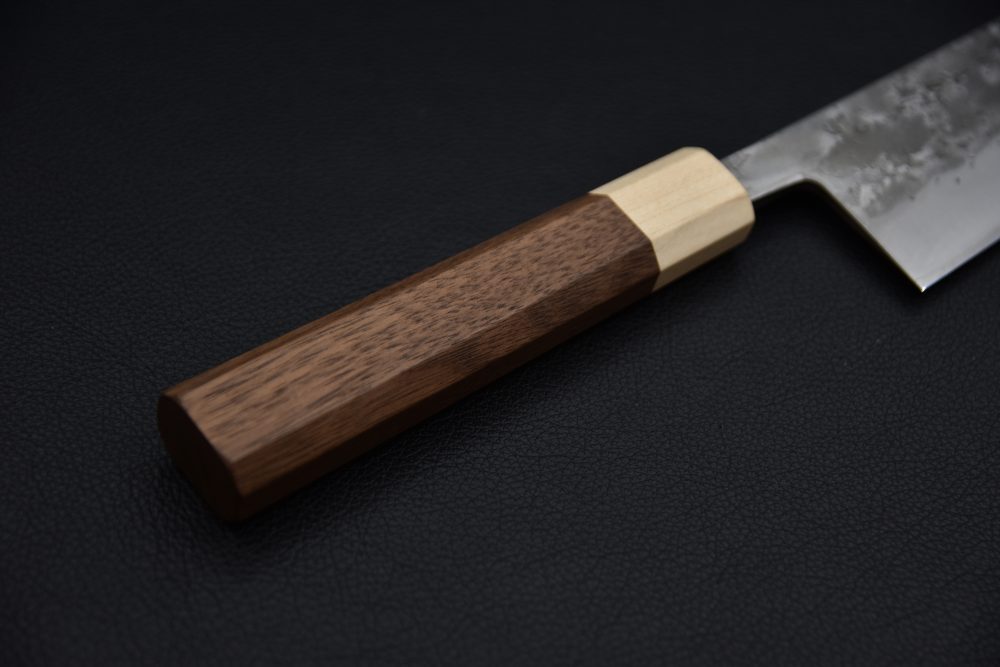 Hitohira TD SLD Nashiji Gyuto 240mm Noyer